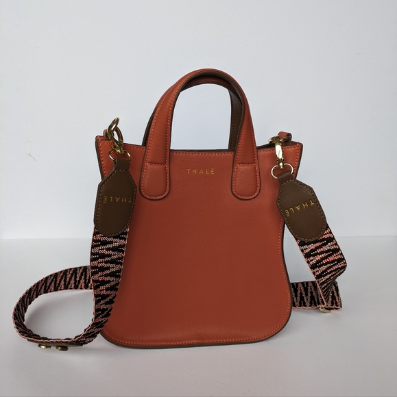 Thale Blanc Mini Gisele Tote in Orange | Minor Defects - Picture 3 of 8